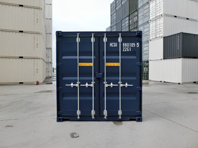 20ft Tunnelcontainer – Dubbele Deuren aan Beide Zijden – Blauw - Afbeelding 2