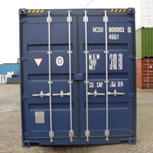 Alternative view of 40ft High Cube Zeecontainer – Nieuw (One Trip) – Blauw