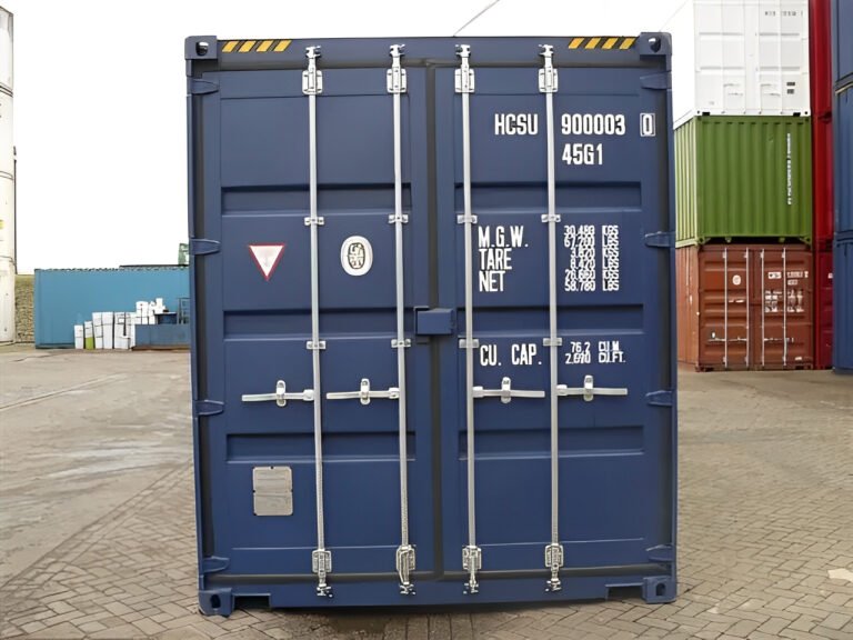 40ft High Cube Zeecontainer – Nieuw (One Trip) – Blauw - Afbeelding 2