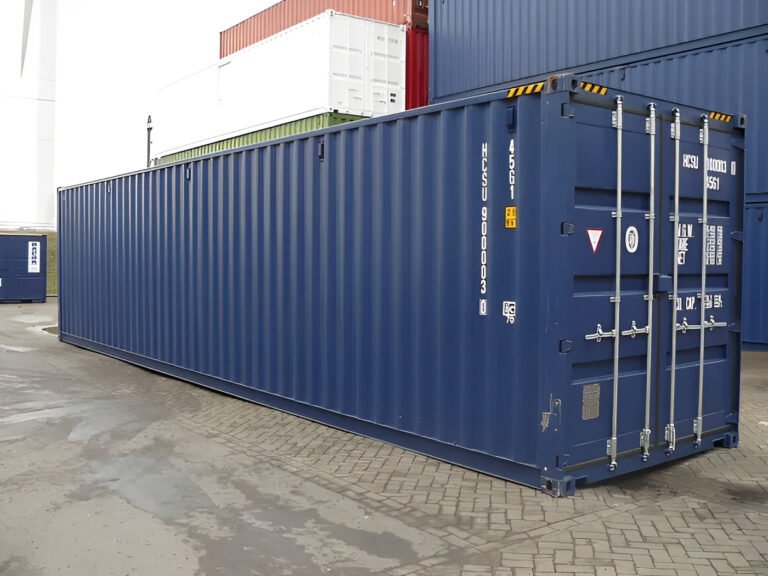 40ft High Cube Zeecontainer – Nieuw (One Trip) – Blauw - Afbeelding 4